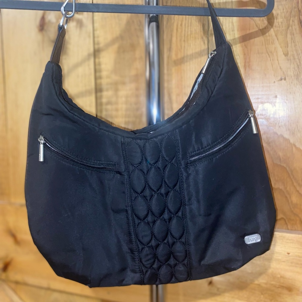 Lug Black Purse